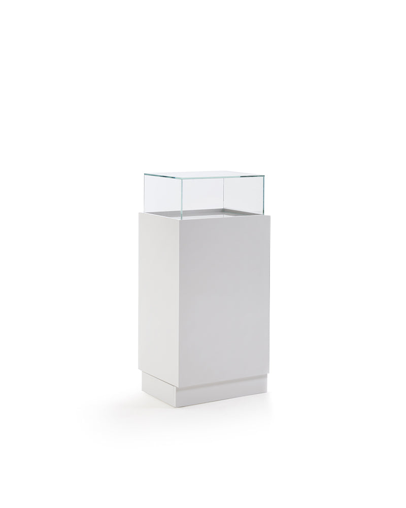 Light - Módulo de exposição branco para balcão de receção
