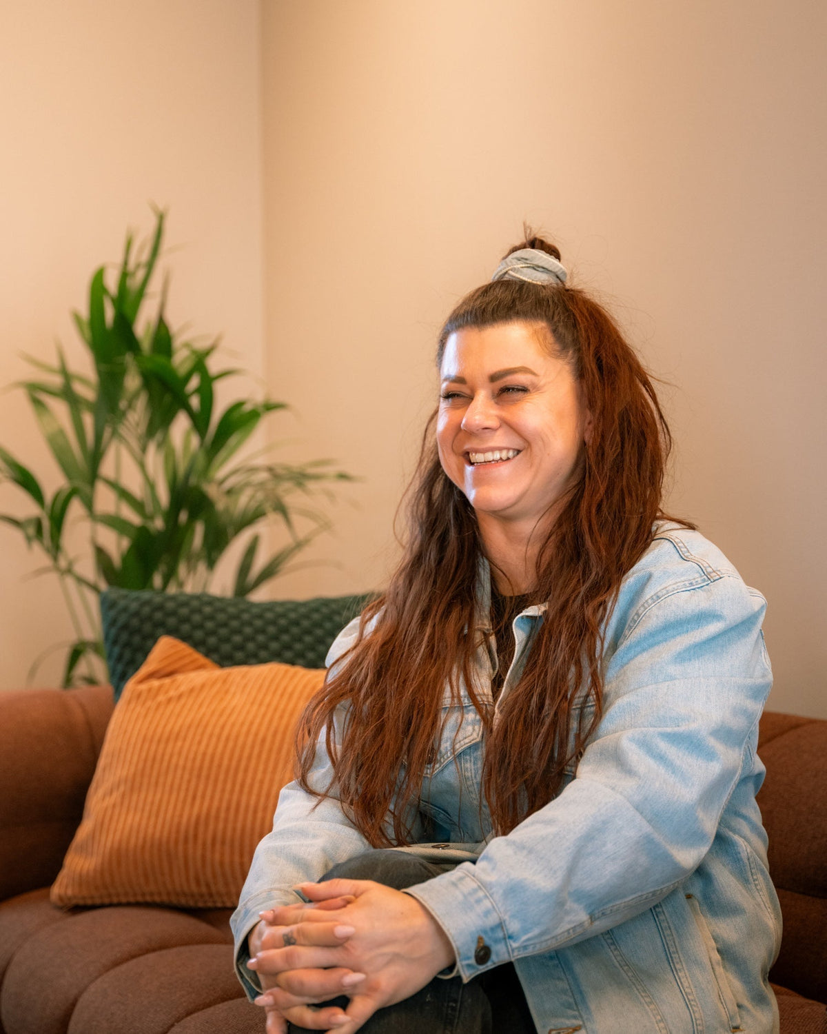 Helle Krabbe escolhe cuidados naturais para o cabelo