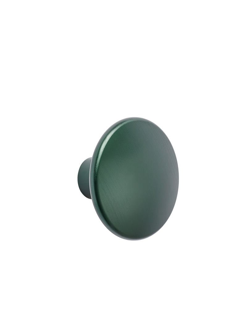 Dots - Cabide em metal verde escuro - ø5