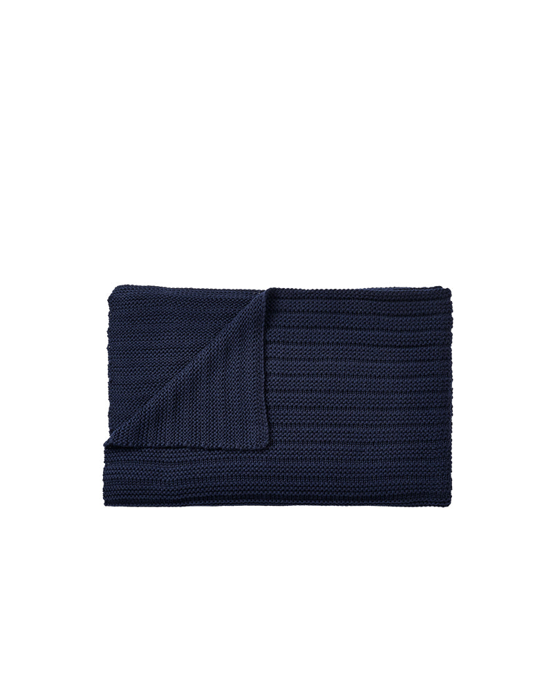 Ample - Manta throw azul