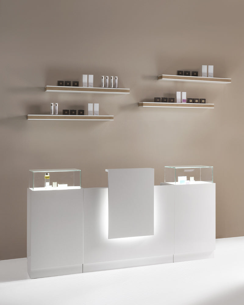 Light - Balcão de receção branco