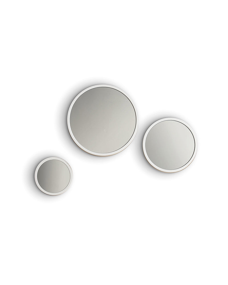 Tris bubbles - Espelhos decorativos redondos - Branco