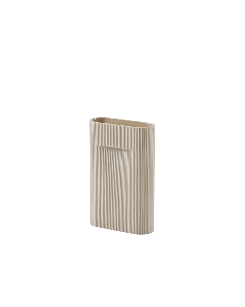Ridge - Vaso para flores bege 35cm