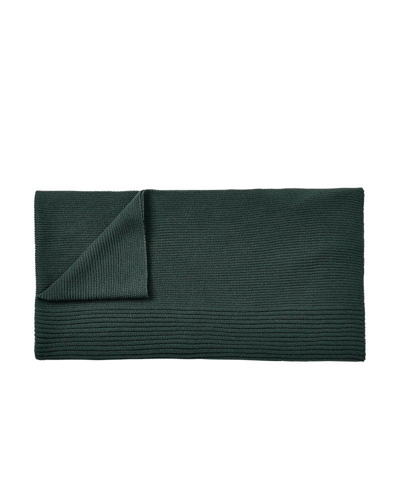 Rhythm - Manta throw verde escuro