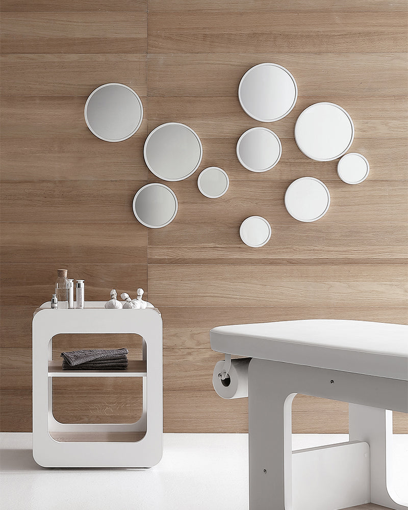 Tris bubbles - Espelhos decorativos redondos - Branco