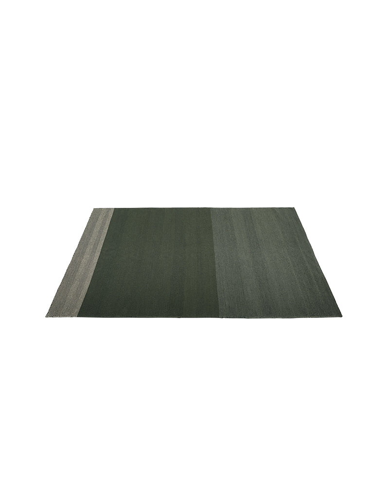 Varjo - Tapete de chão verde escuro