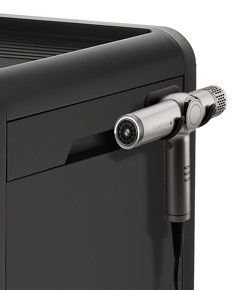 T-SHAPE - Suporte para secador em metal preto