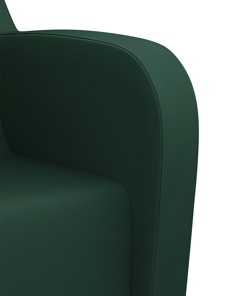 Fredda II - Lavatório com massagem verde com cuba branca