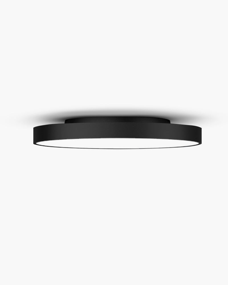 Sun LED - Iluminação de cabeleireiro redonda preta - ø80cm